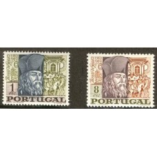 PORTUGAL 1968 Yv. 1030/1 SERIE COMPLETA DE ESTAMPILLAS MINT CABALLOS